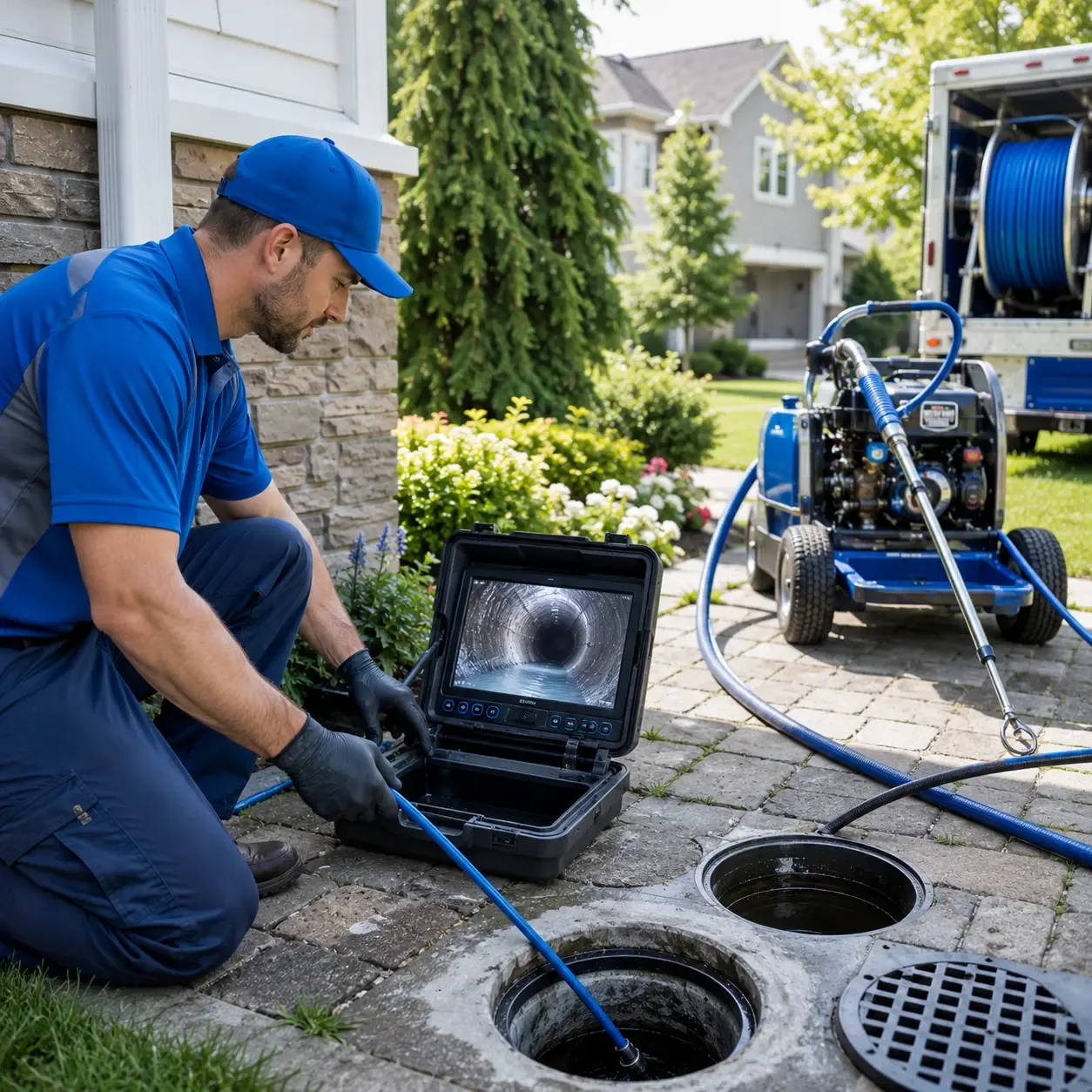 Outdoor drain cleaning professionals serving Glade, KS