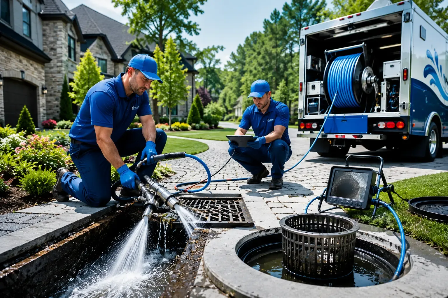 Local outdoor drain cleaning professionals in Glade, KS