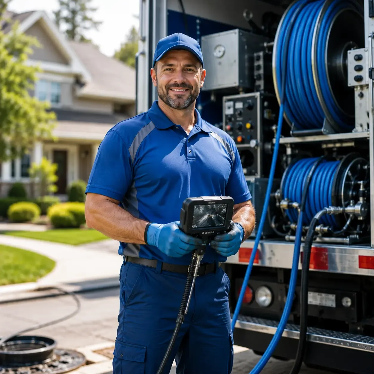 Local outdoor drain cleaning specialists in Glade, KS